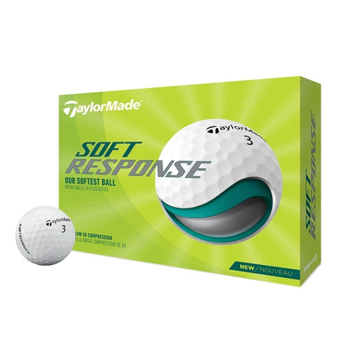 TaylorMade 2022 Golf Soft Response Golf Balls - Dozen