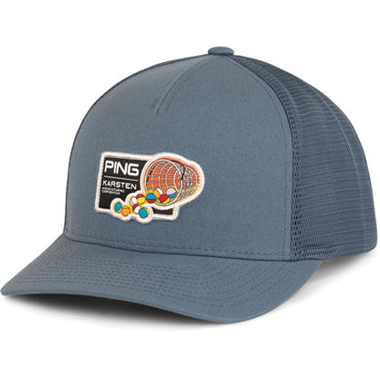 An image of PING 214 Buckets Cap - Slate on a white background