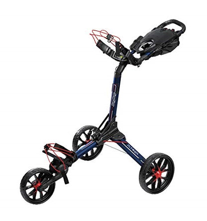 A hero image of a Bag Boy golf push cart on a white background