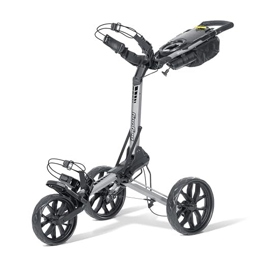 A hero image of a Bag Boy golf push cart on a white background