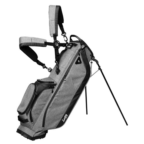 Sunday Golf Gray Stand Bag on white background