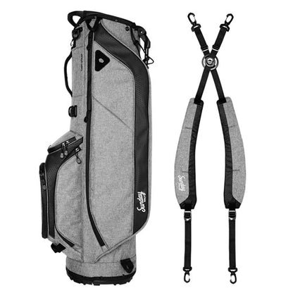 Sunday Golf Gray Stand Bag on white background