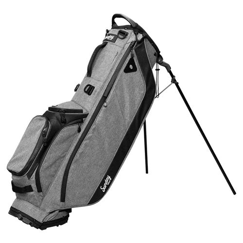 Sunday Golf Gray Stand Bag on white background