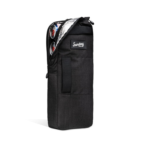 Sunday Golf Big Frosty Black Cooler Bag on white background