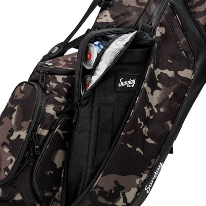 Sunday Golf Big Frosty Cooler Bag in stand bag pocket