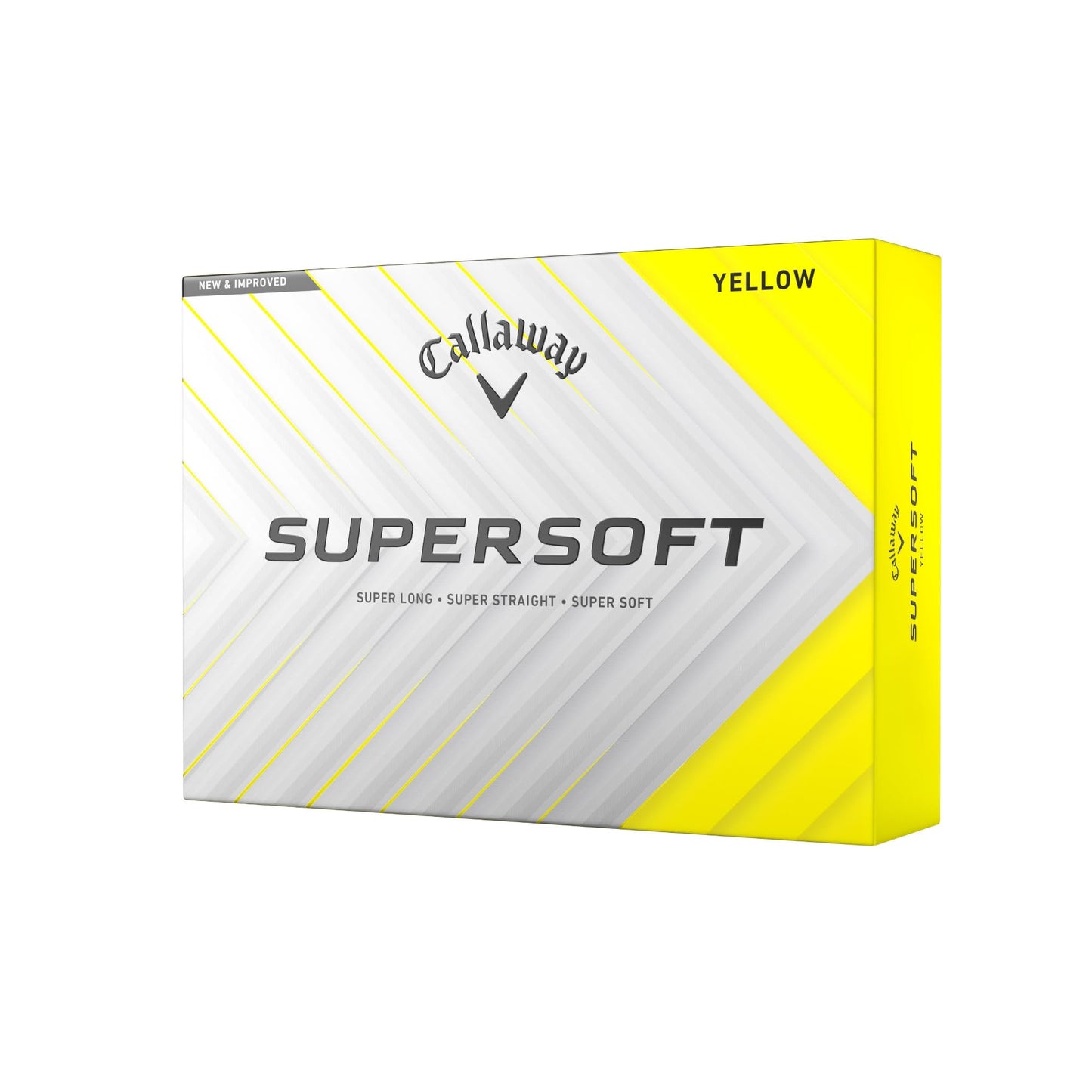 Callaway Supersoft 25 Golf Balls - Yellow - Dozen