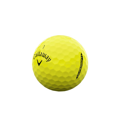 Callaway Supersoft 25 Golf Balls - Yellow - Dozen