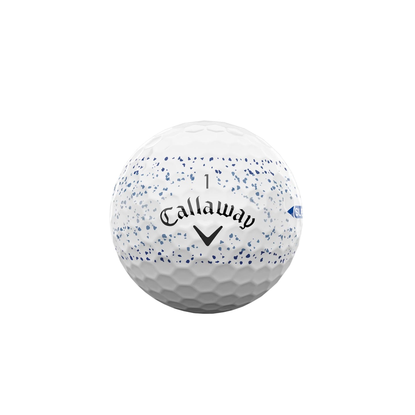 Callaway Supersoft 25 Splatter Golf Balls - Blue - Dozen