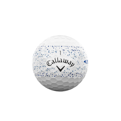 Callaway Supersoft 25 Splatter Golf Balls - Blue - Dozen