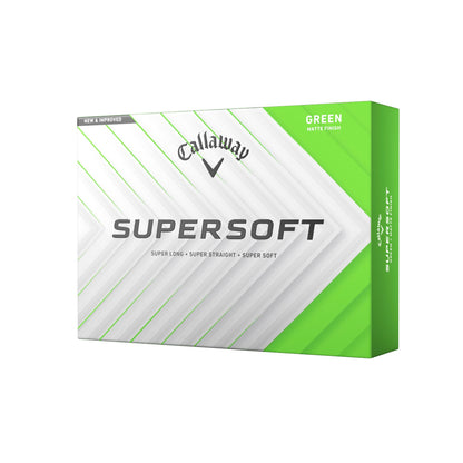 Callaway Supersoft 25 Golf Balls - Green - Dozen