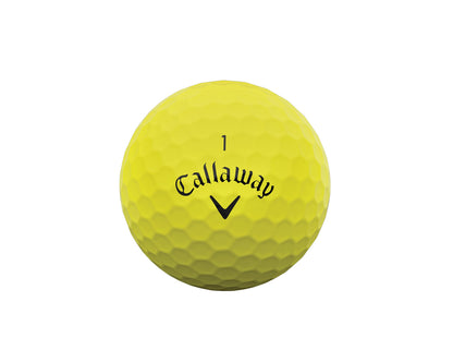 Callaway Superfast Bold 22 Golf Balls - Yellow - 15 Ball Pack