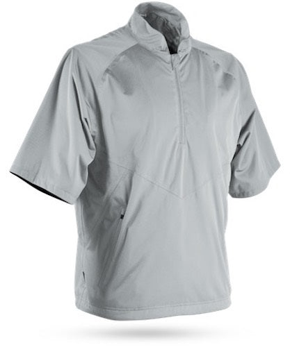 An image of Sun Mountain RainFlex Elite Short Sleeve Pullover - Platinum - XXL on a white background