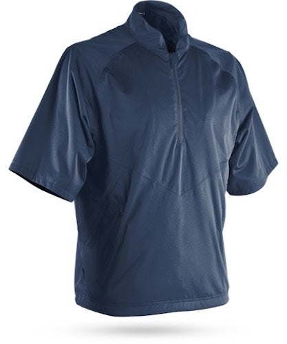 An image of Sun Mountain RainFlex Elite Short Sleeve Pullover - Navy - XL on a white background