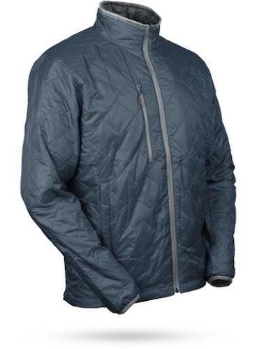 An image of Sun Mountain Granite II Jacket - Reversible - Mirage / Platinum - XXL on a white background