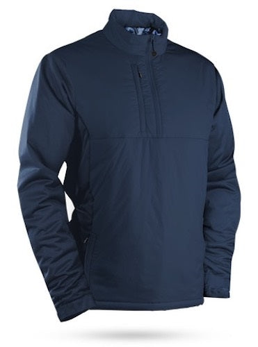 An image of Sun Mountain Colter II Long Sleeve Pullover - Navy - XXL on a white background