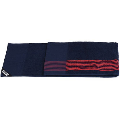 An image of PING 214 Players Towel - Navy / Red / White on a white background