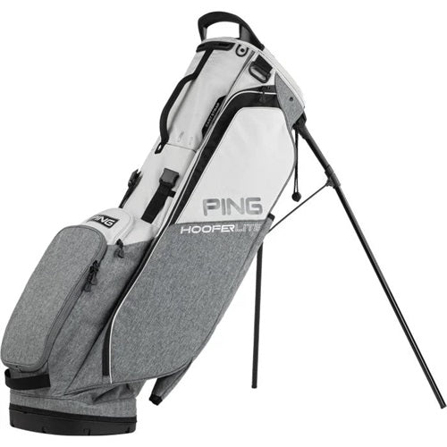 PING 231C Hooferlite Double Strap Stand Bag - Heather Grey / Platinum / Black