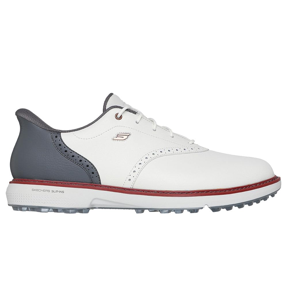 Skechers Go Golf Prestige SL Golf Shoes - Natural / Gray - Extra Wide