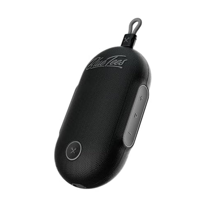 An image of Blue Tees Player Go Golf GPS Speaker - Black on a white background