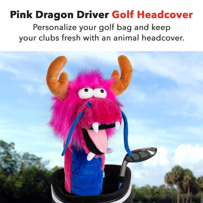 Daphne's Headcover - Dragon (Pink) - Driver