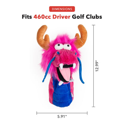 Daphne's Headcover - Dragon (Pink) - Driver