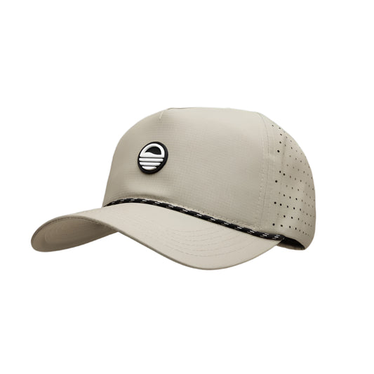 Sunday Golf Toasted Almond Performance Hat on white background