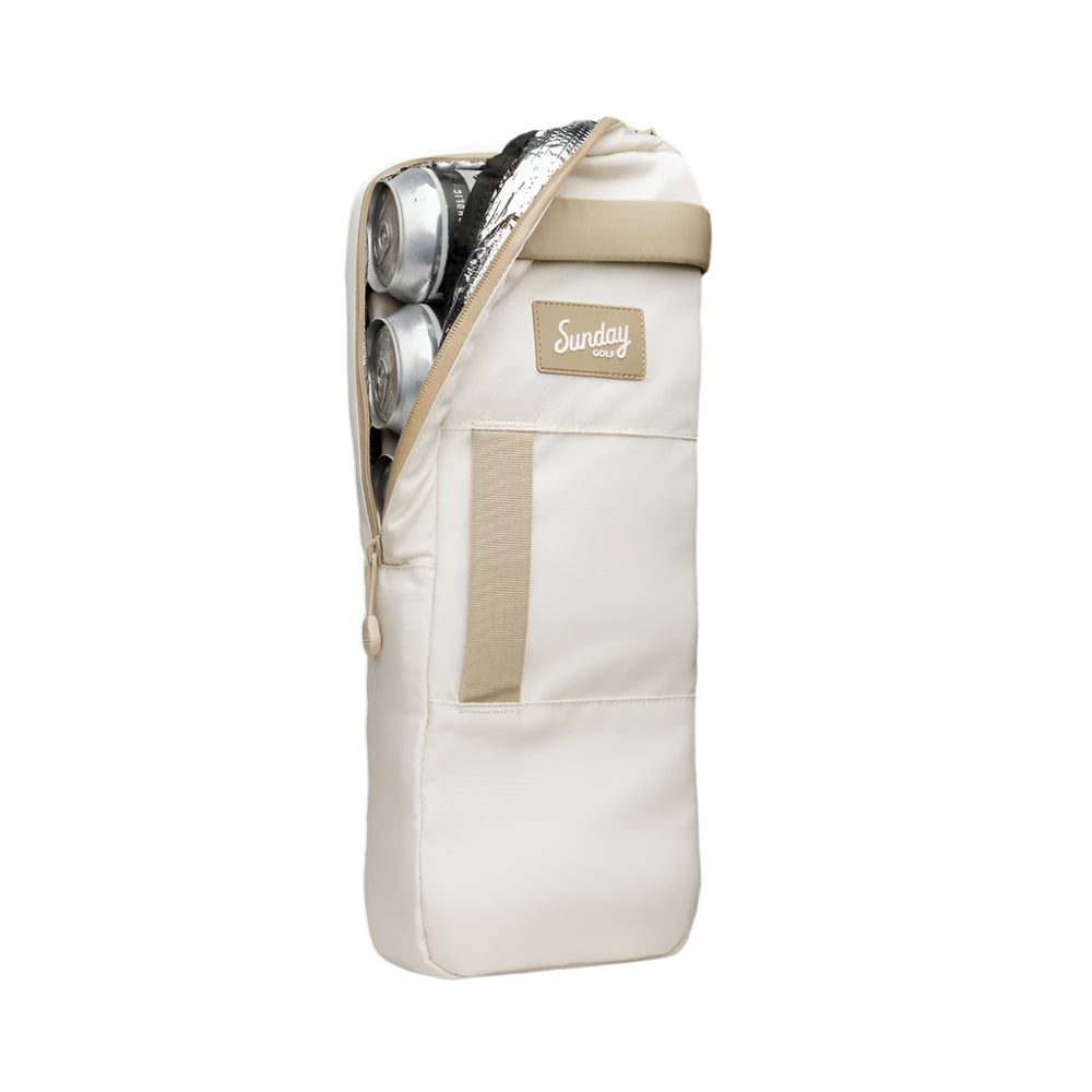 Sunday Golf Big Frosty Cooler Bag in Toasted Almond color on a white background