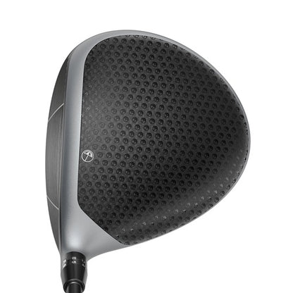 Cobra Adapt Arnold Palmer Driver Crown at address on white background