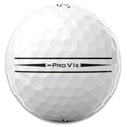 Titleist Pro V1x Left Dash Enhanced Alignment Golf Balls - Dozen