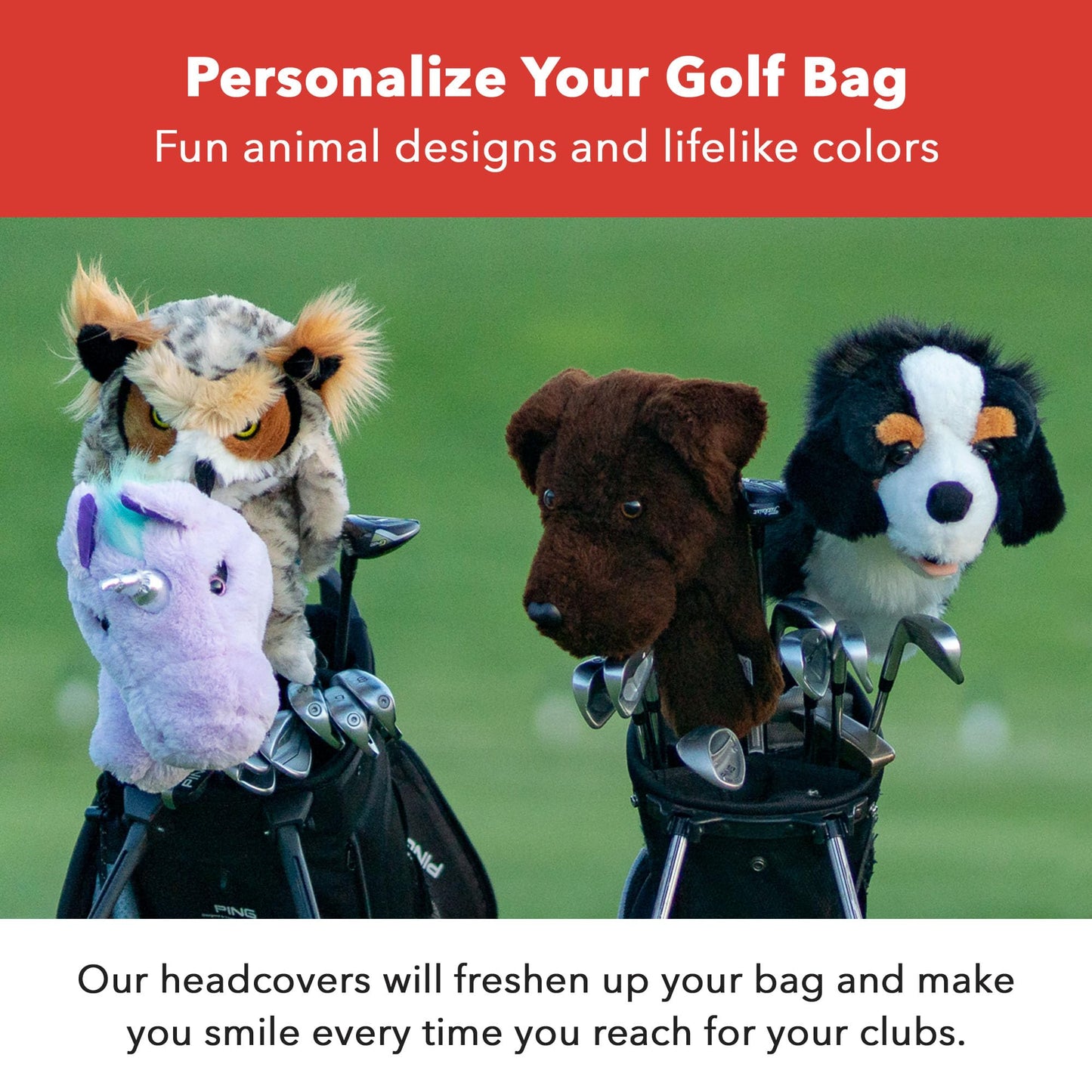 A description image of Daphne's Golf Headcovers