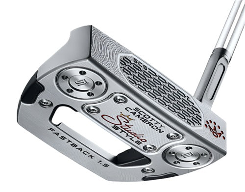 Hero image of a Scotty Cameron Studio Style Fastback 1.5 Putter on a white background