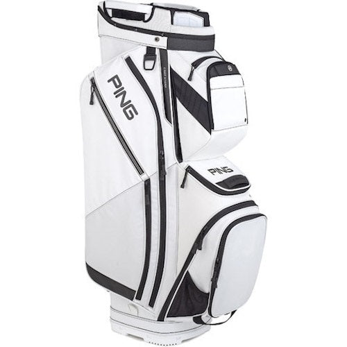 An image of PING Pioneer 191 Cart Bag - White on a white background