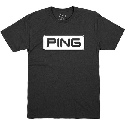 An image of PING Tour T-Shirt - Charcoal - L on a white background