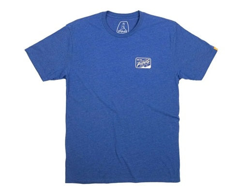 An image of PING PP58 Camelback T-Shirt - Royal - M on a white background