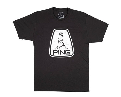 An image of PING PP58 T-Shirt - Black - M on a white background