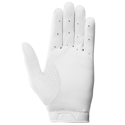 An image of TaylorMade 2025 TP Glove White - Left Hand - Size Cadet XL on a white background