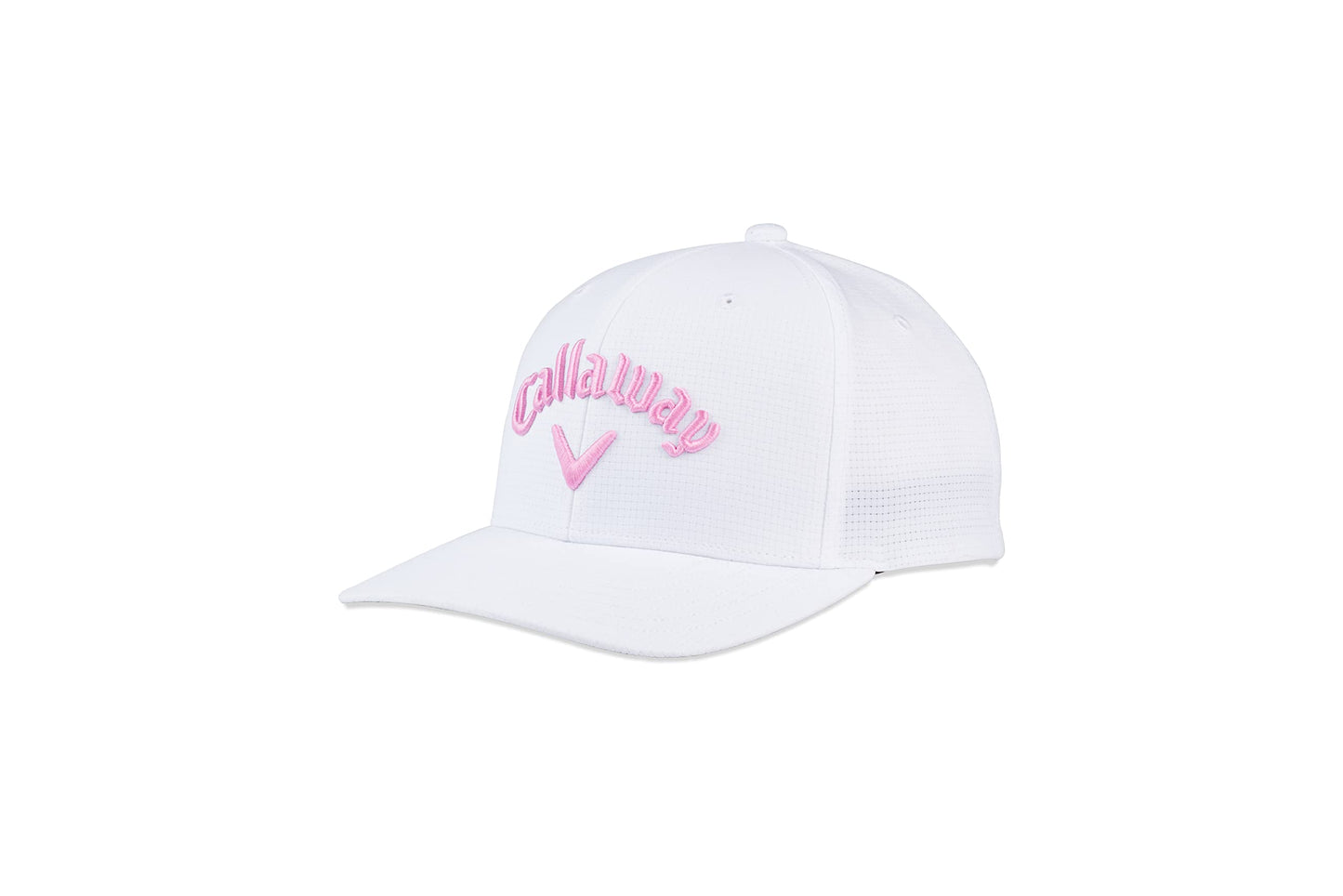An image of Callaway Performance Pro Hat - White / Pink on a white background