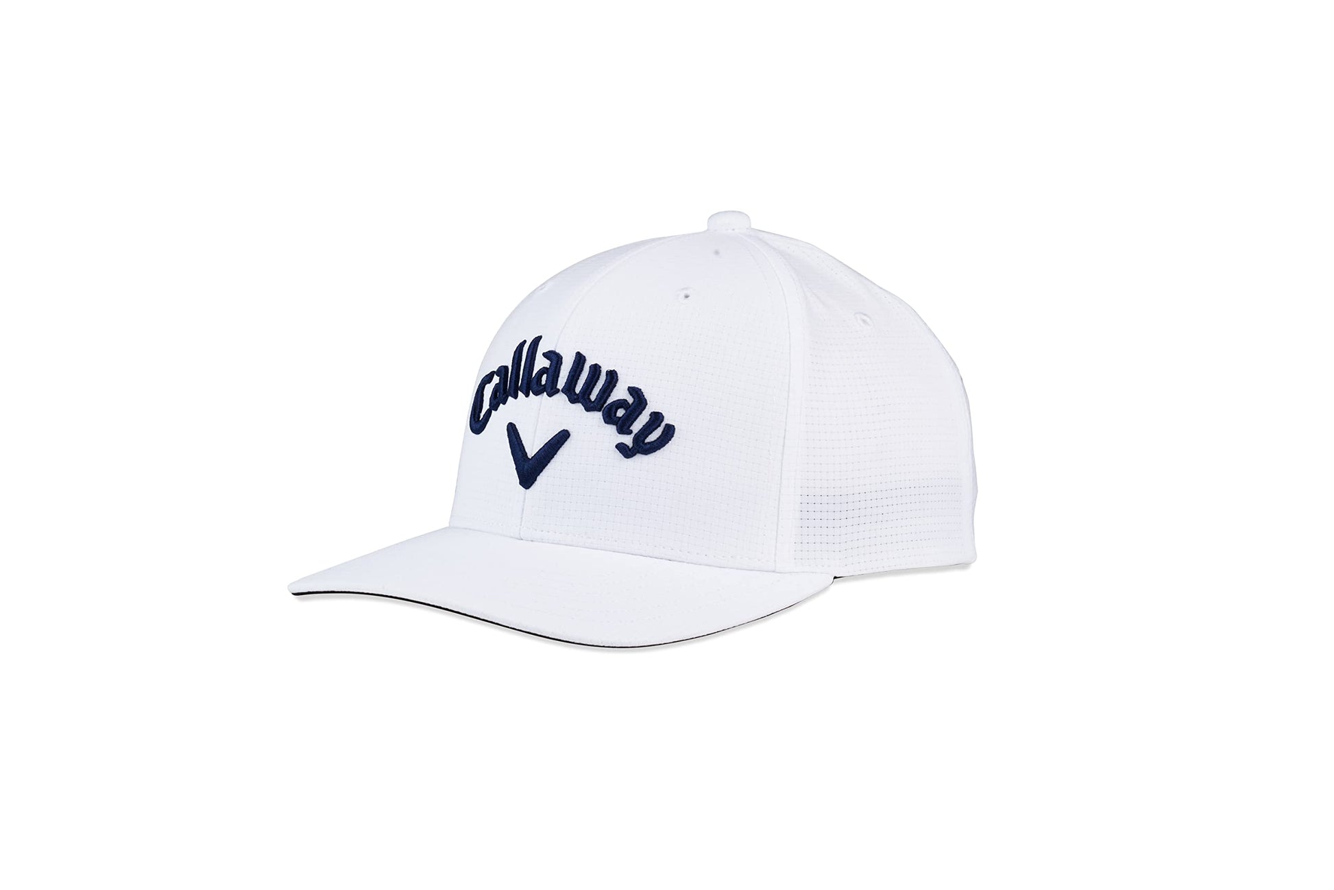 An image of Callaway Performance Pro Hat - White / Navy on a white background