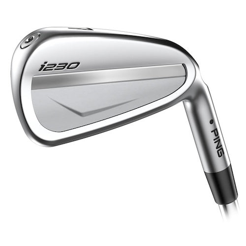 An image of PING I230 Iron Set - 4-9PW - UST Recoil 780 SMAC R - LH on a white background