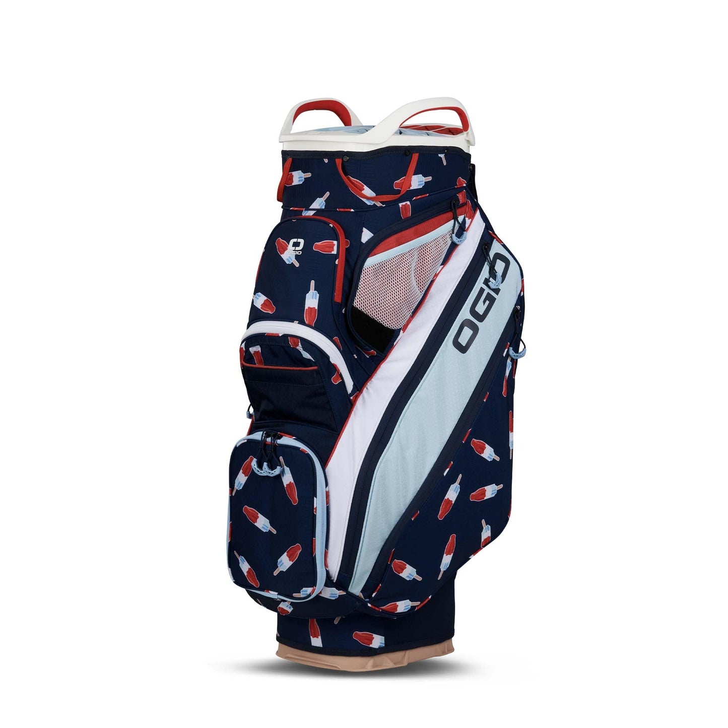 An image of OGIO Silencer Cart Bag (Rocket Pop) on a white background