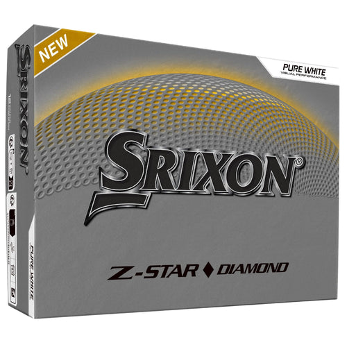 Srixon Z-Star Diamond Balls, Diamond 3, White
