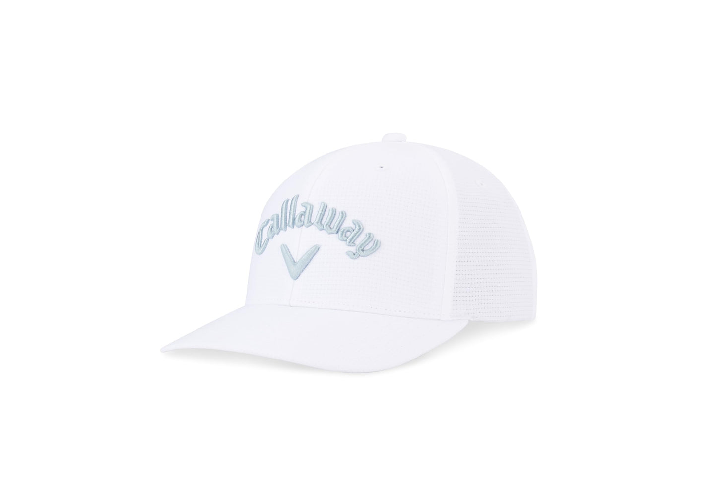 An image of Callaway Performance Pro Hat - White / Surf Spray on a white background
