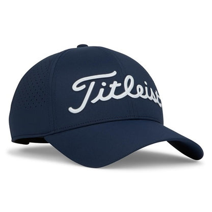An image of Titleist Players Tech Hat - Navy / White on a white background
