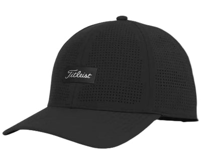 An image of Titleist Santa Cruz Hat Onyx Limited Edition (Black/Silver, OSFA) Cap 2024 on a white background
