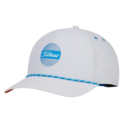An image of Titleist Boardwalk Rope Hat - Marble / Olympic / Bonfire on a white background