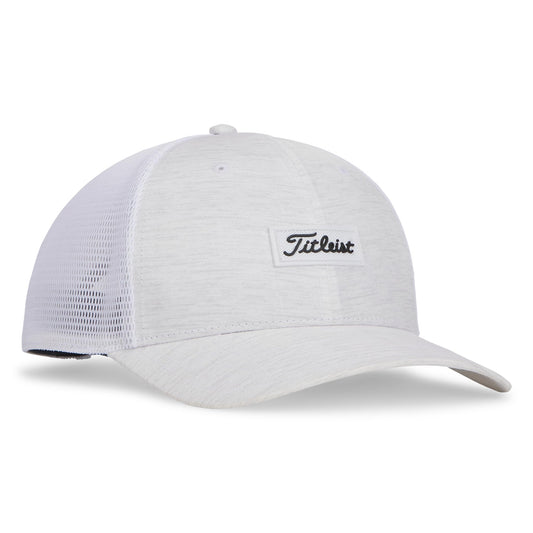 An image of Titleist Santa Cruz White/Black Headwear Men Fits All on a white background