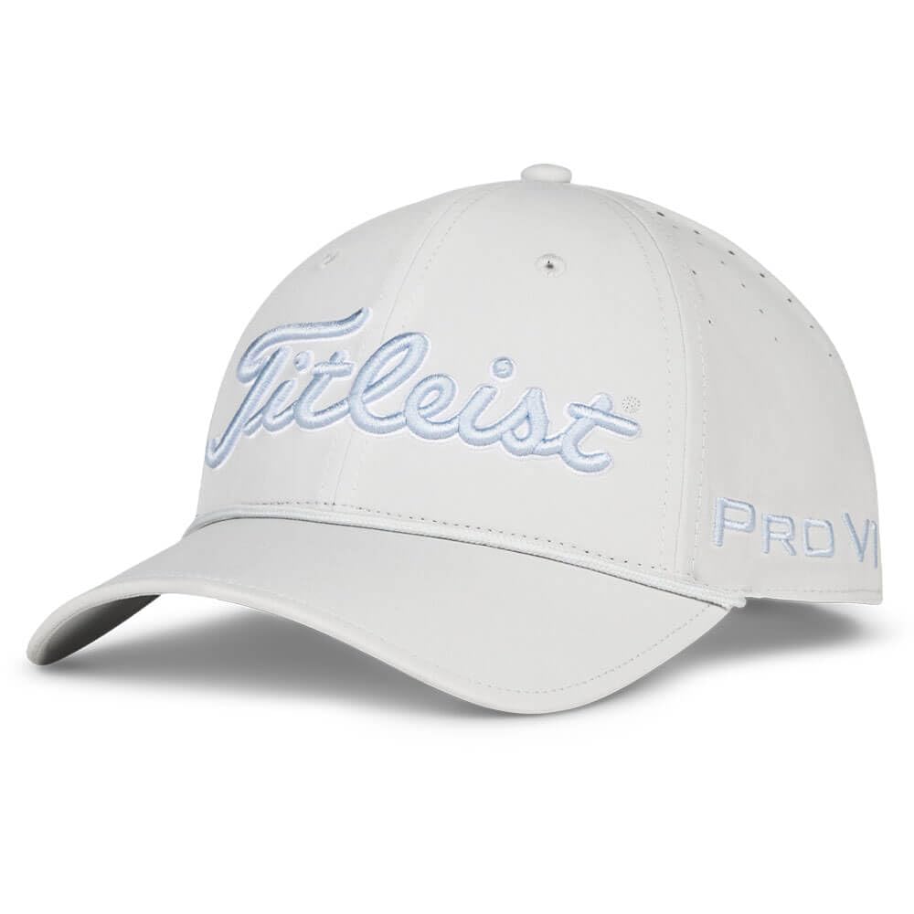 An image of Titleist Tour Breezer Hat (Marble/Blue Bird/White, Adjustable) Cap 2023 on a white background