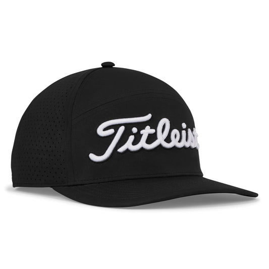 An image of Titleist Diego Hat Black/White One Size Fits Most on a white background