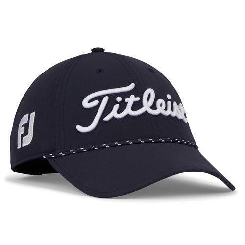 An image of Titleist Tour Breezer Hat - Navy / White on a white background
