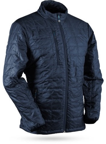An image of Sun Mountain Granite II Jacket - Navy / Capri - M on a white background